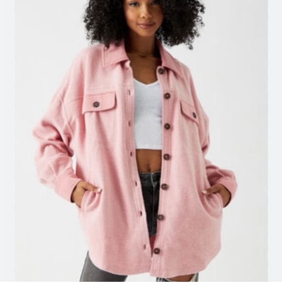 PacSun Pink Shacket, size XS/S, only wore once! - Picture 1 of 3